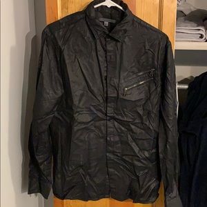 John Varvatos wire collar jacket